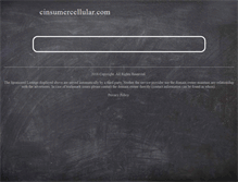 Tablet Screenshot of cinsumercellular.com
